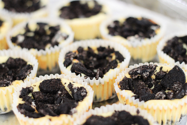 Mini Oreo Cheesecakes