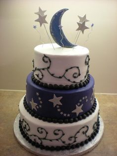 Moon and Stars Cake