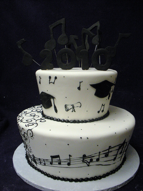 Music Graduation Cake