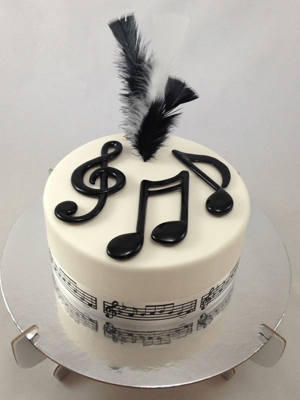 Music Note Cake