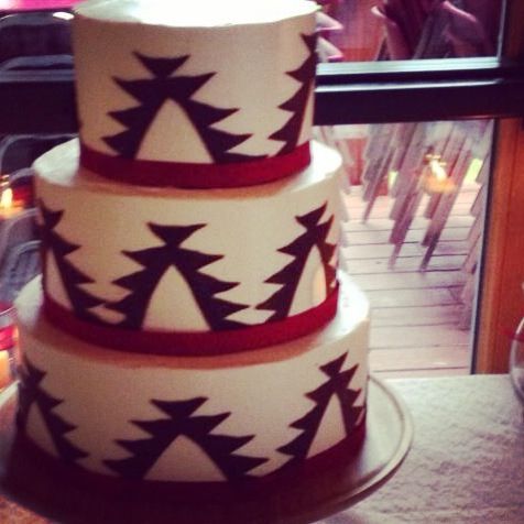 Native Tribal Design Cake