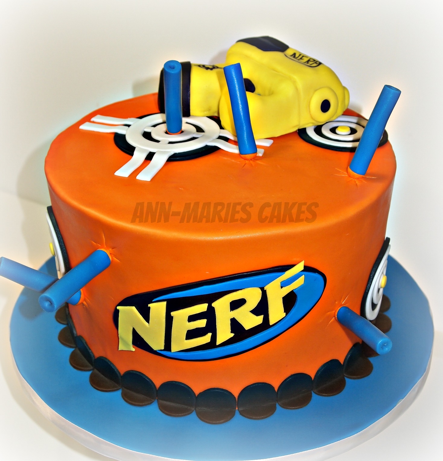 Nerf Gun Cake