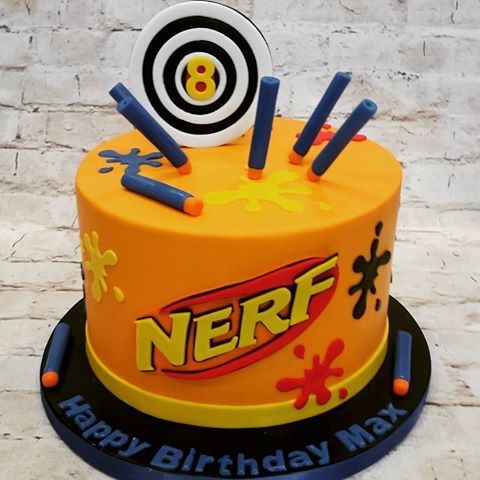 Nerf Gun Cake