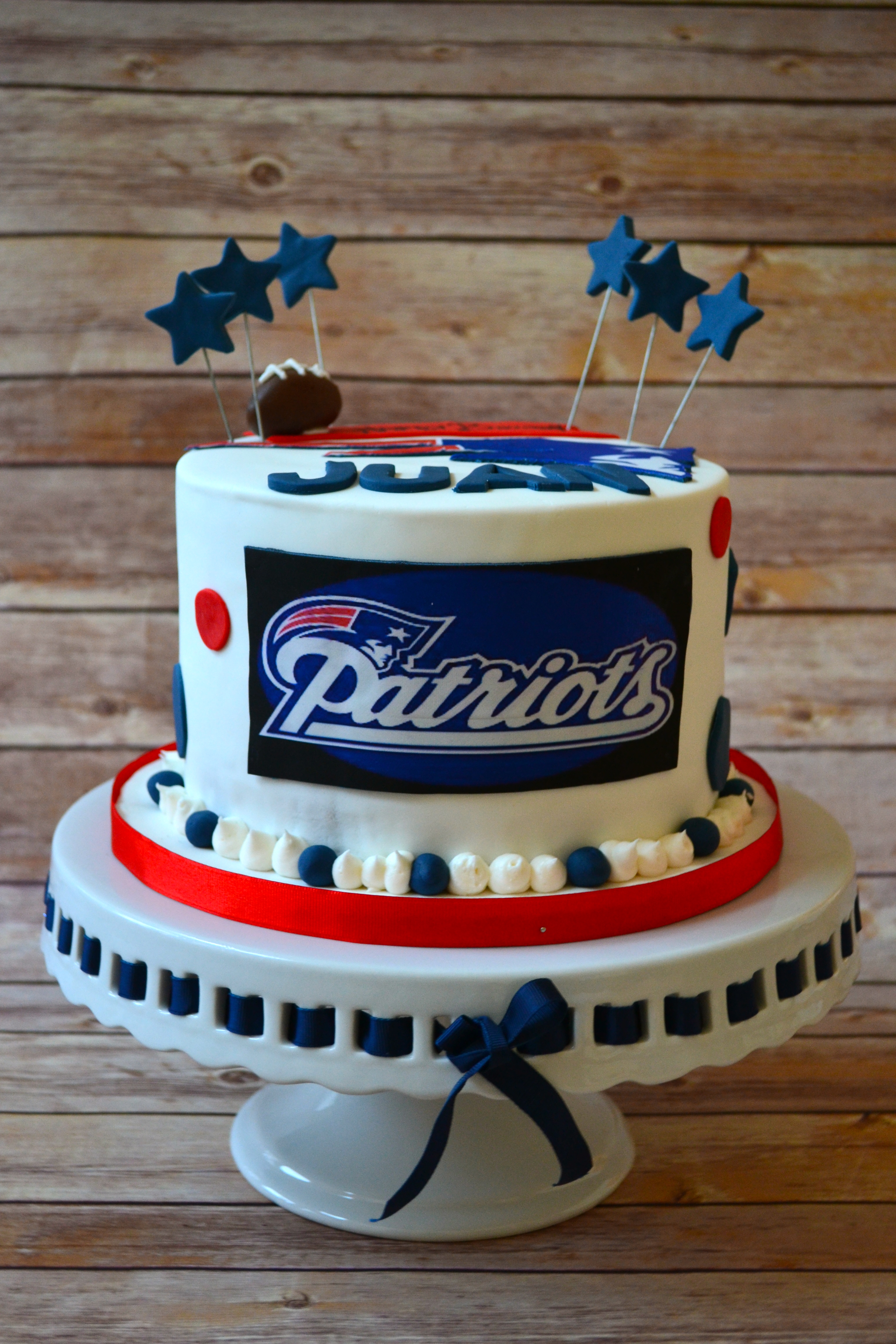 New England Patriots Birthday Cake