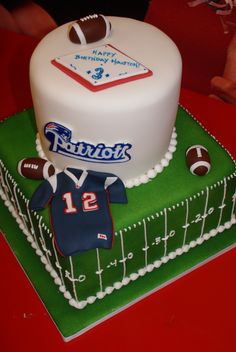 New England Patriots Grooms Cake