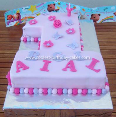 12 Photos of Number 1 First Birthday Cakes For Girls