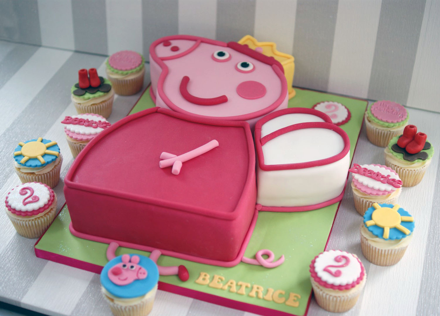 Peppa Pig Birthday Cake