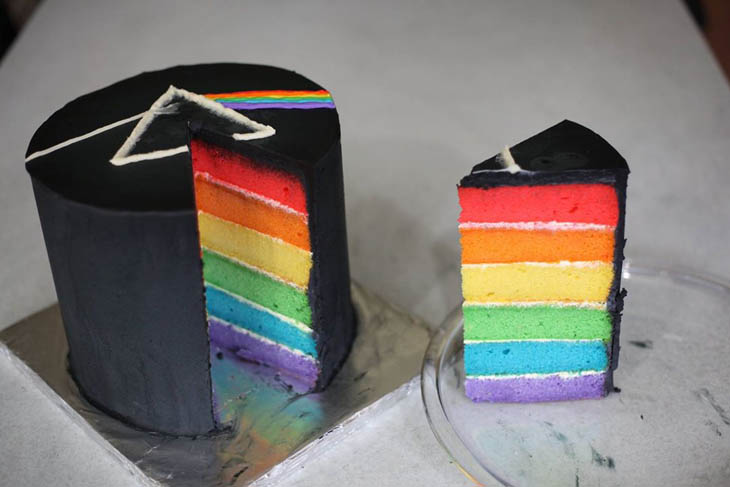 Pink Floyd Dark Side of the Moon Cake