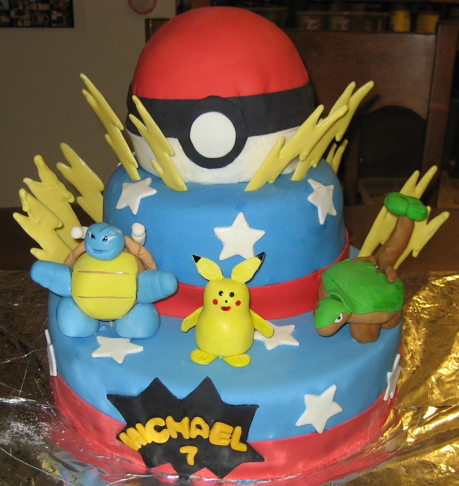 Pokemon Birthday Cake