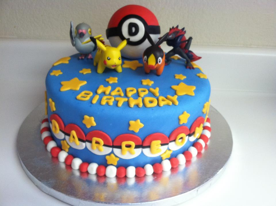 Pokemon Birthday Cake