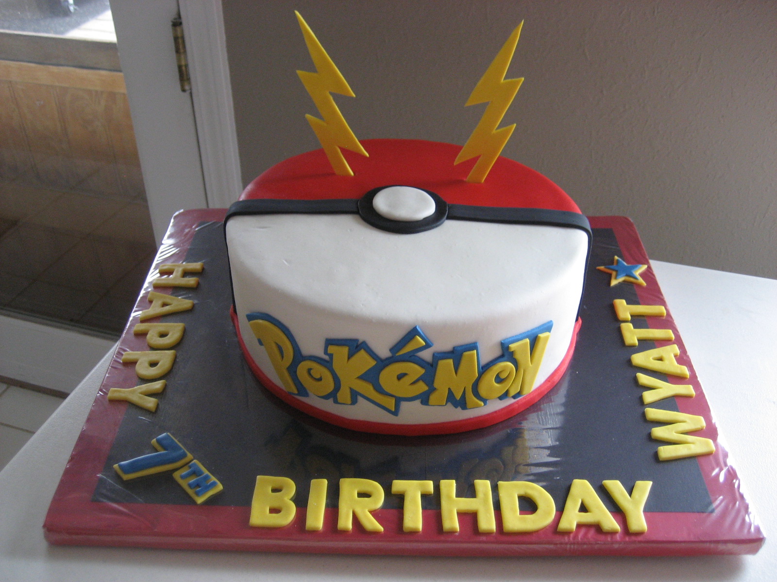 Pokemon Birthday Party Cake