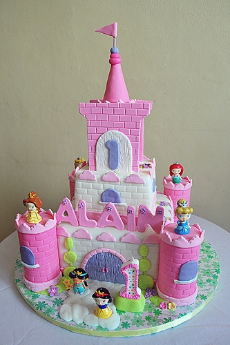 Princess Castle Birthday Cake