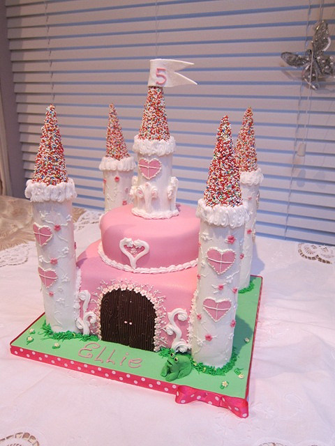 Princess Castle Cake