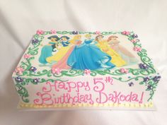 Princess Sheet Cake