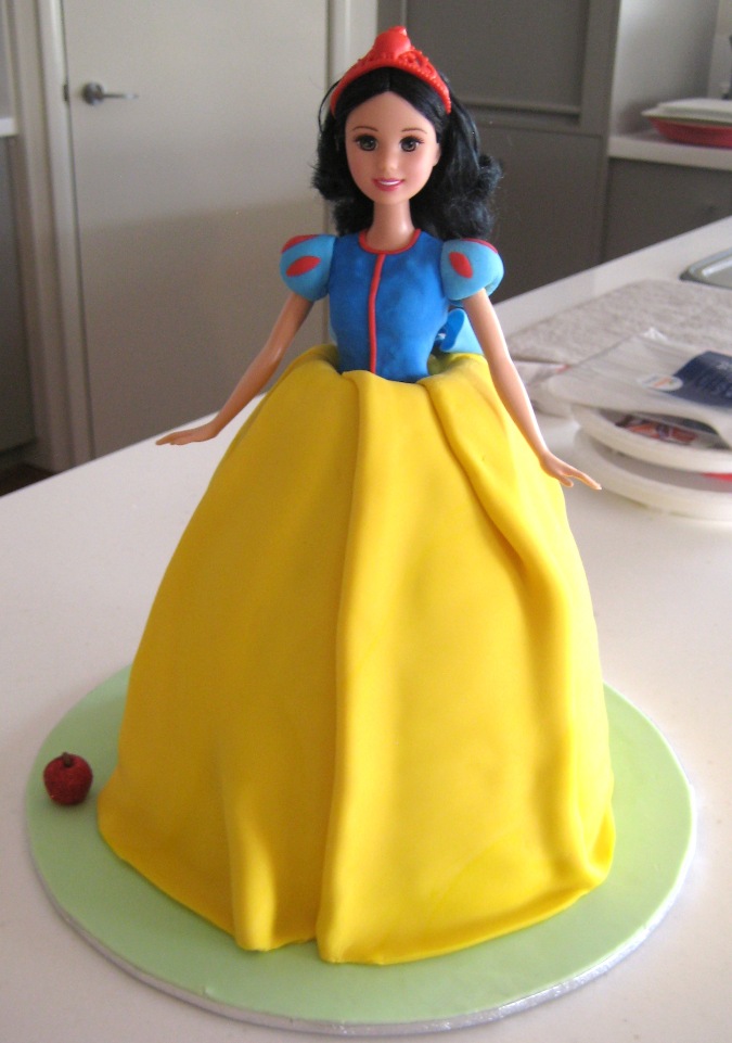 Princess Snow White Doll Cake