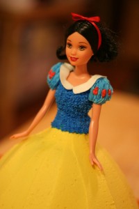 Princess Snow White Doll Cake