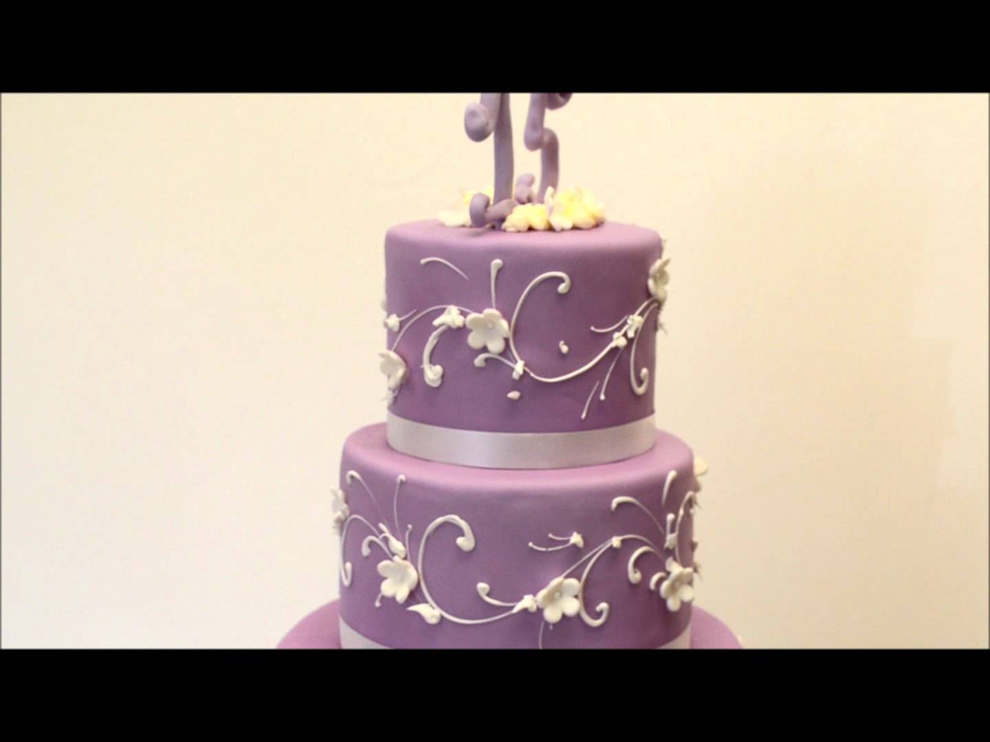 8 Photos of Purple 15 Cakes For Birthdays