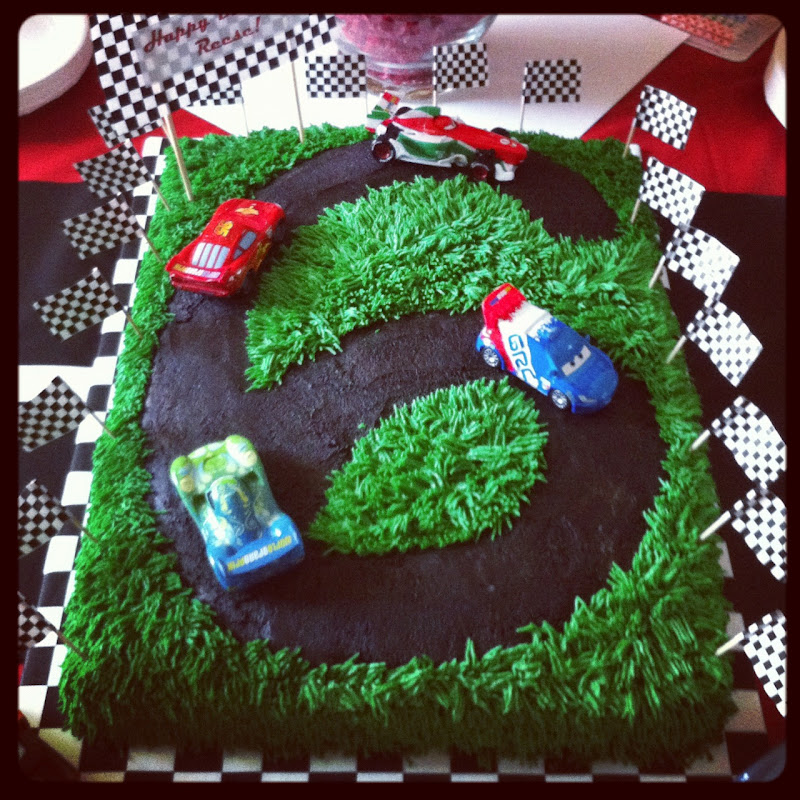 Race Car Cake Tutorial