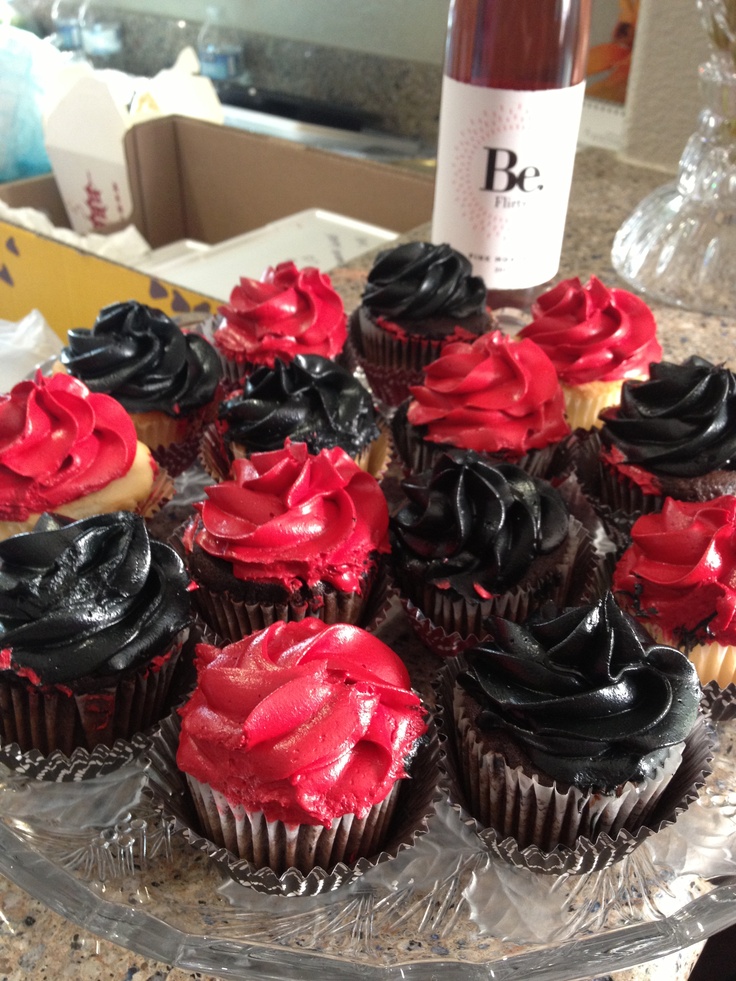 Red and Black Cupcake Ideas