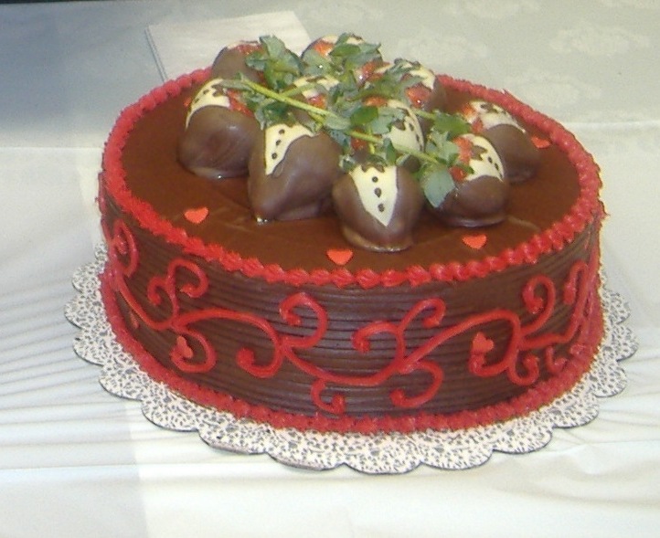 Red Velvet Grooms Cake