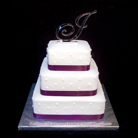 Red Velvet Wedding Cake Purple