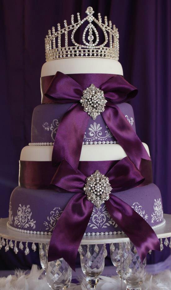 12 Photos of Royalty Purple Birthday Sheet Cakes