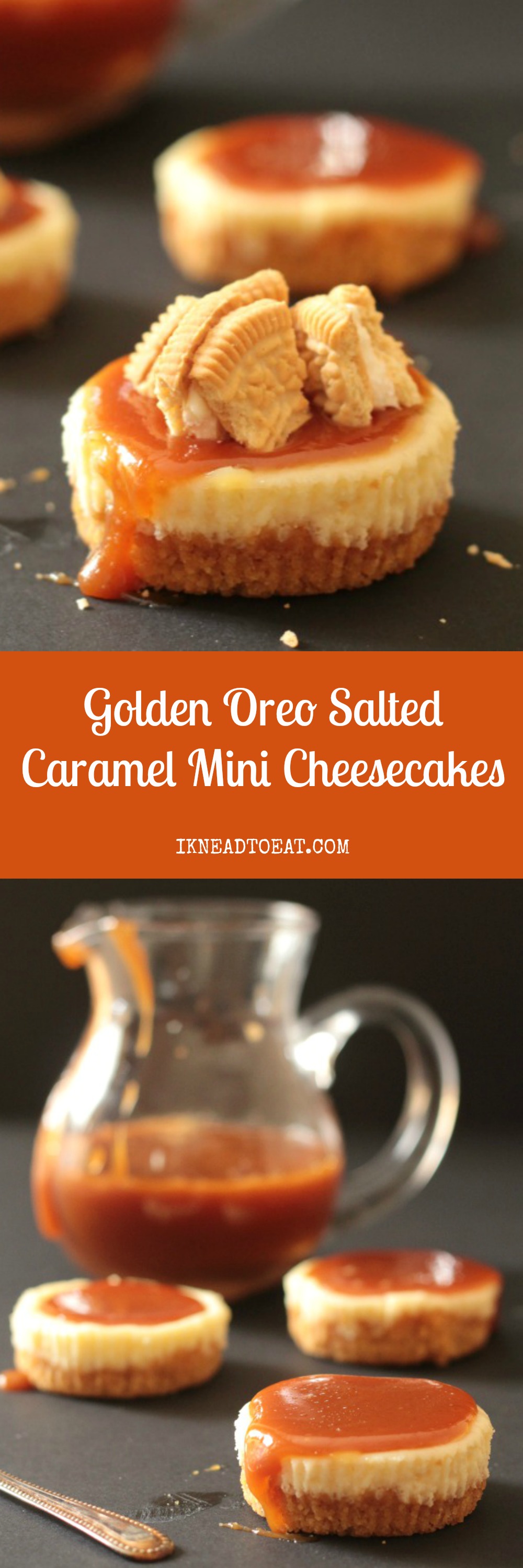 5 Photos of Individual Mini Oreo Cheesecakes With Caramel