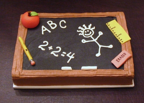 School Teacher Birthday Cake