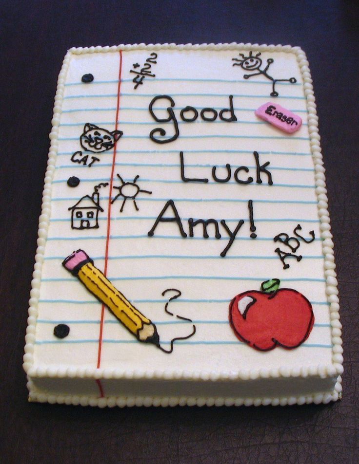 9 Photos of Back To School Sheet Cakes