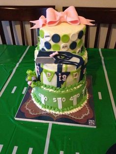 Seahawks Birthday Cake