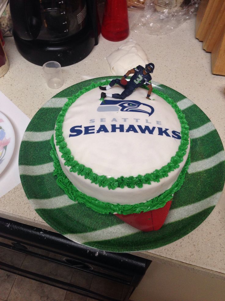 Seattle Seahawks Birthday Cake