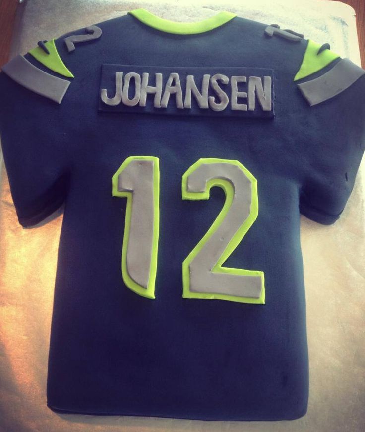 Seattle Seahawks Jersey Cake