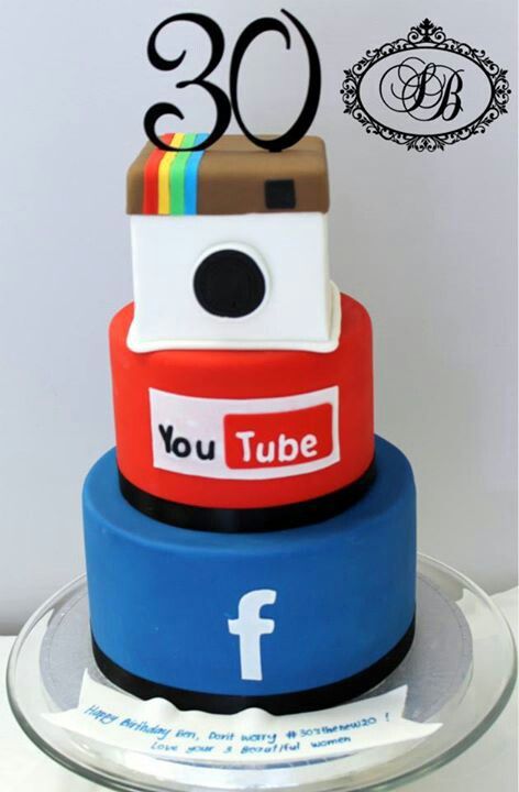 Social Media Cake