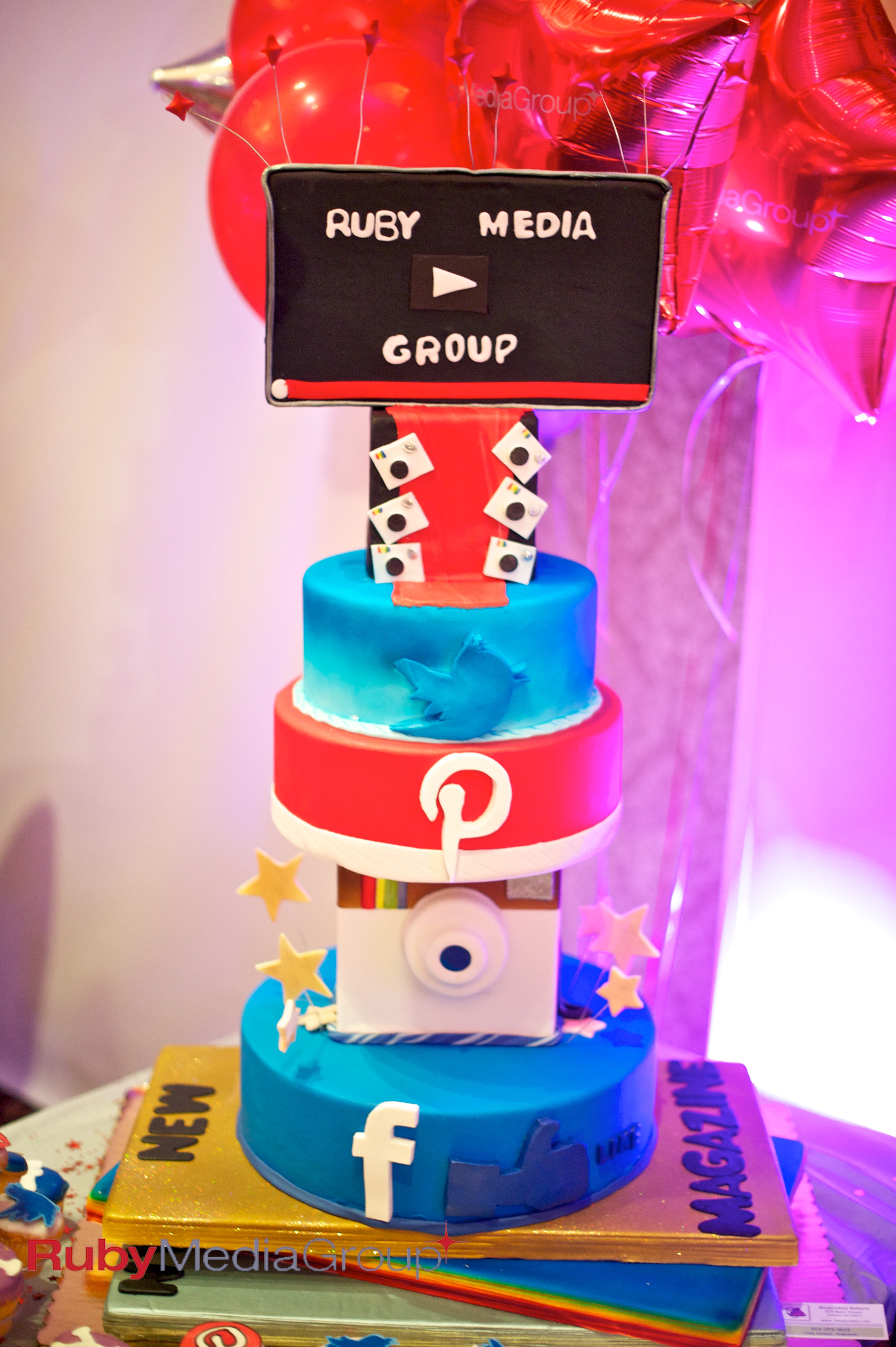 Social Media Cake