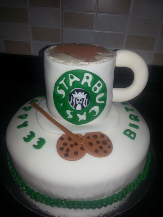 Starbucks Birthday Cake