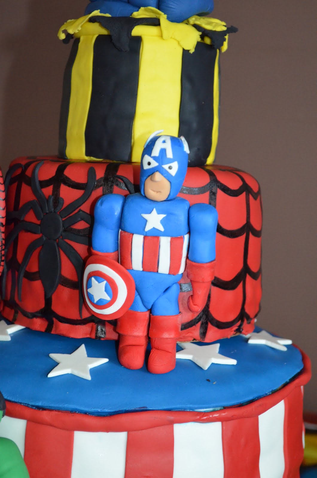 Super Hero Squad Birthday Cake