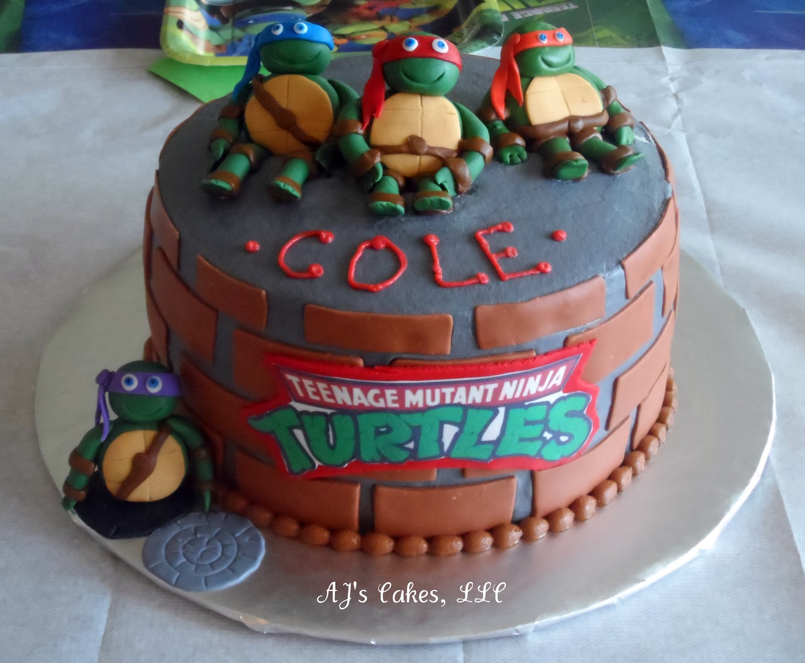 Teenage Mutant Ninja Turtle Cake