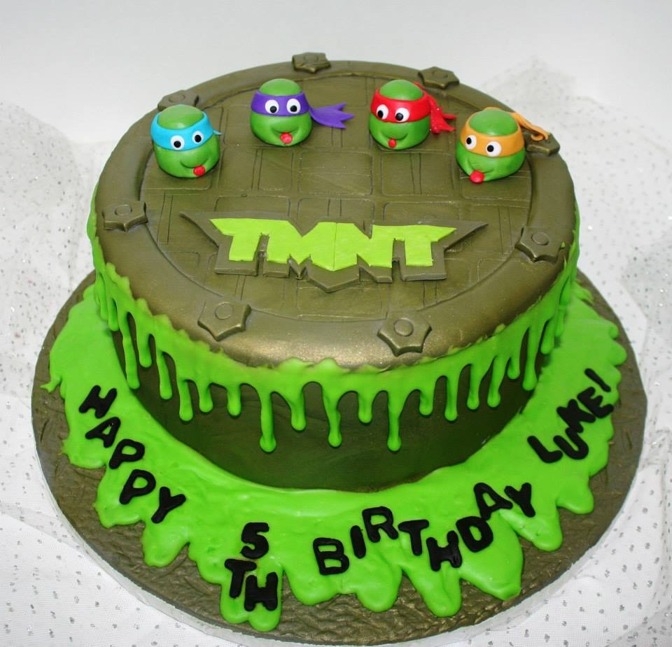 Teenage Mutant Ninja Turtles Birthday Cake