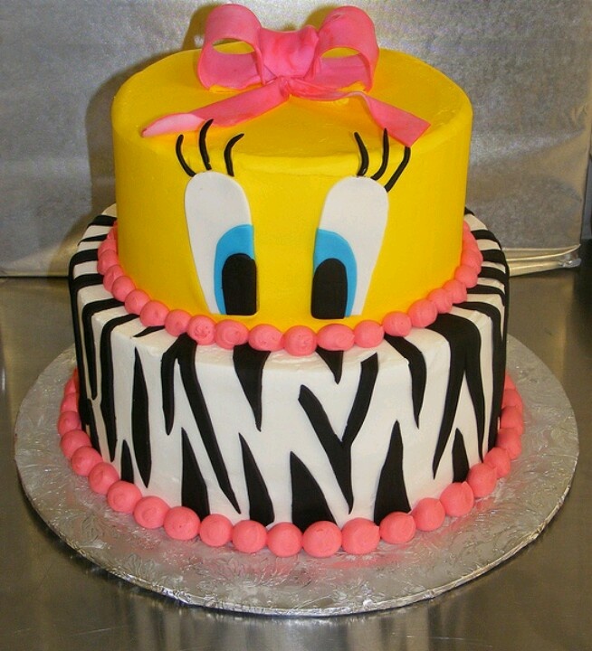 Tweety Bird Birthday Cake