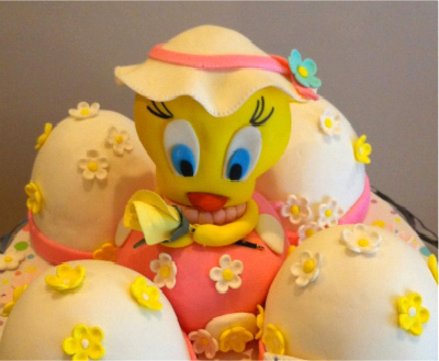 Tweety Bird Birthday Cake