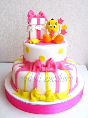 Tweety Bird Happy Birthday Cake