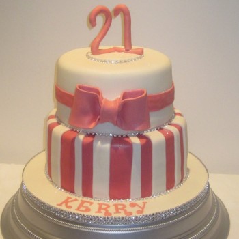 Two Tier Birthday Cake