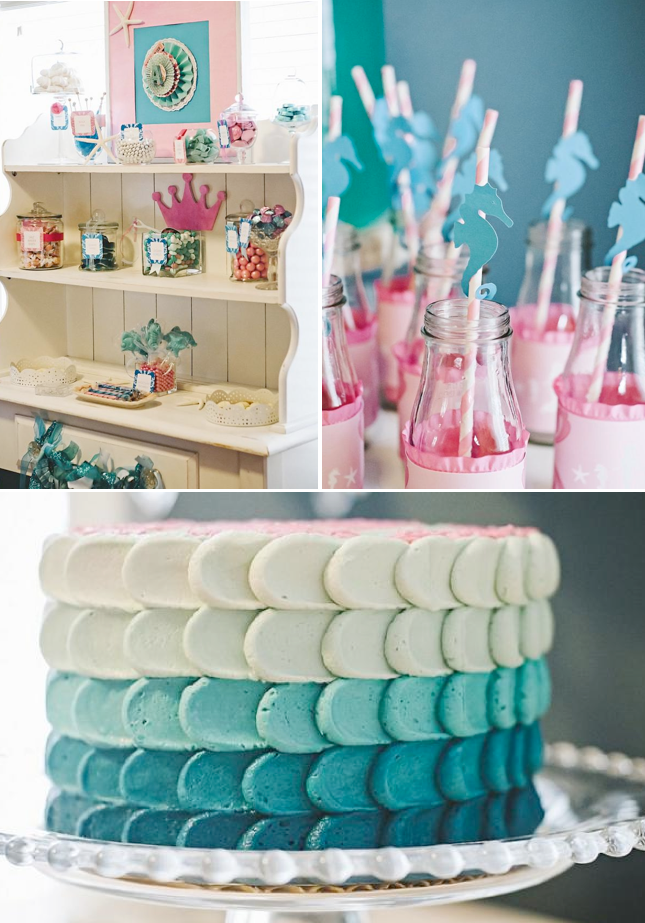 Under the Sea Mermaid Birthday Party Ideas