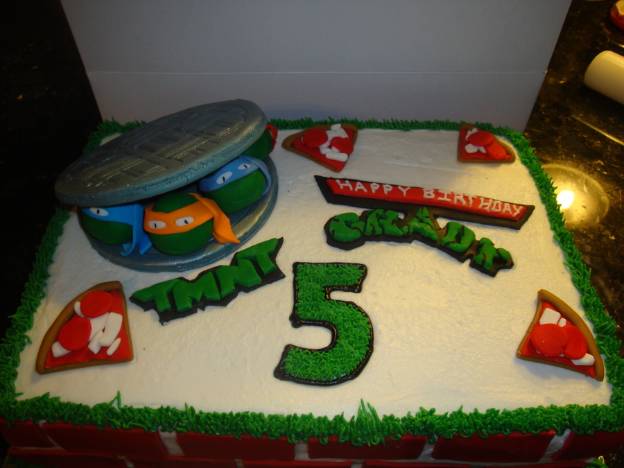 Walmart Ninja Turtle Birthday Cake