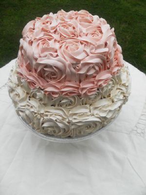 White Chocolate and Raspberry Wedding Cake