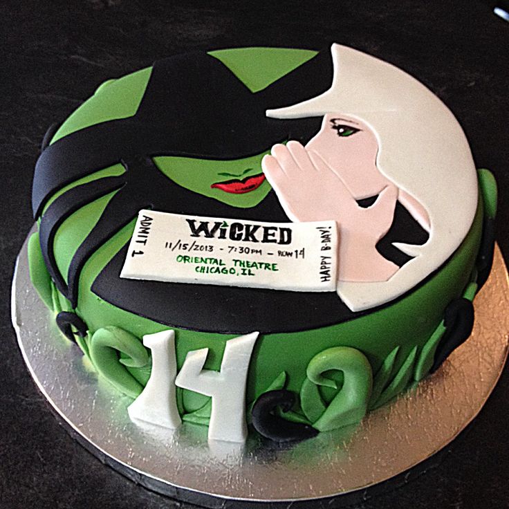 Wicked Birthday Cake