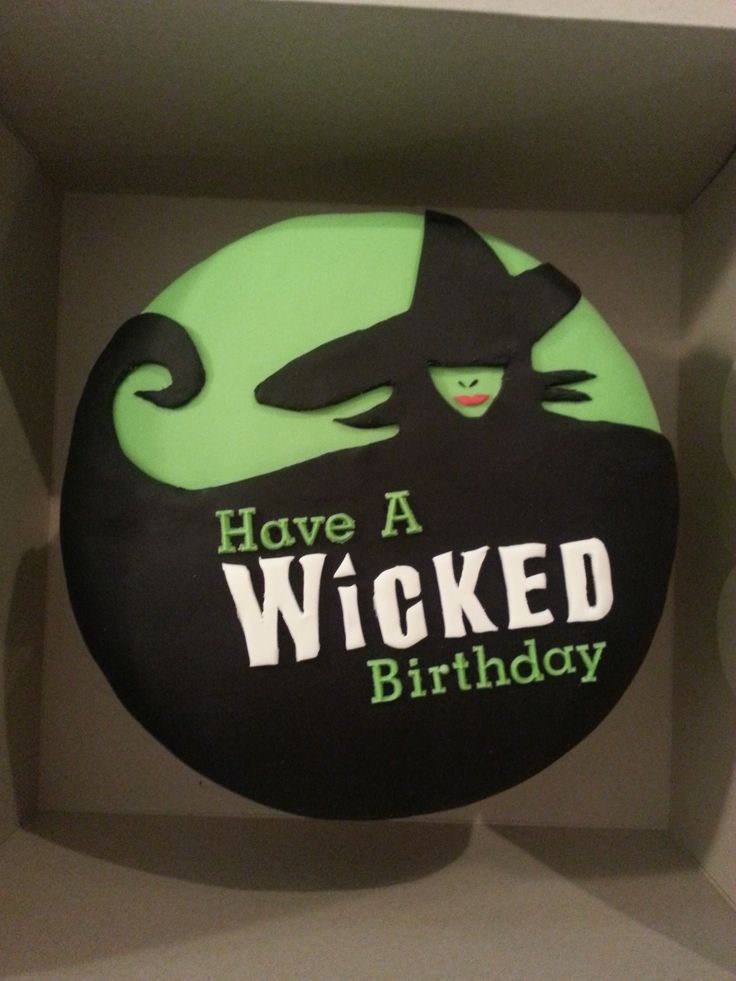 Wicked Musical Cake