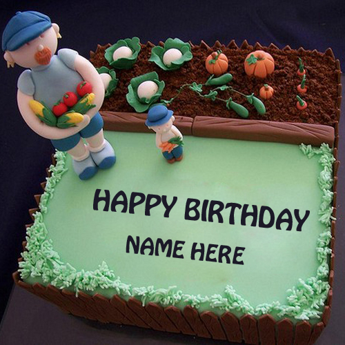 Write Name On Happy Birthday Cake