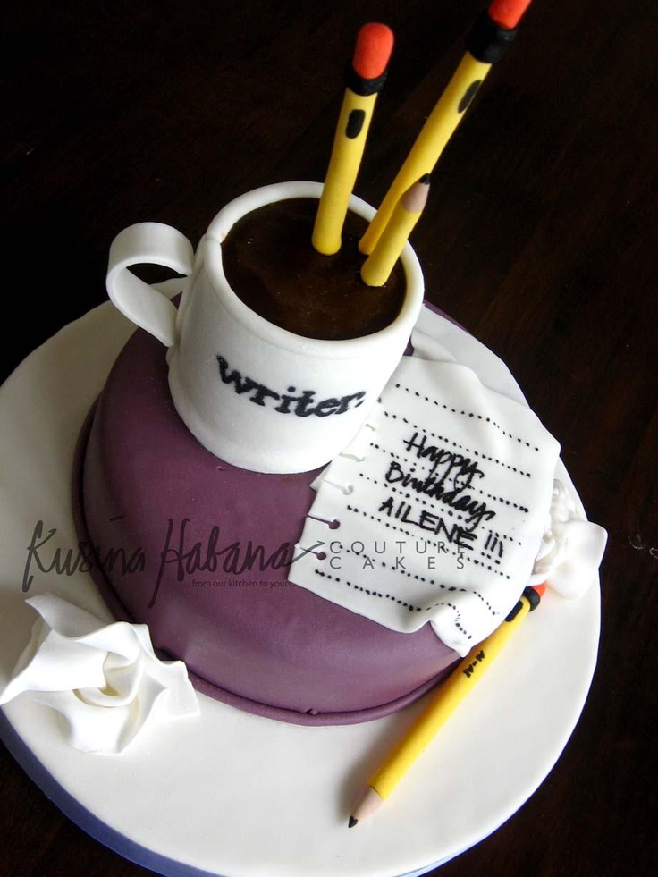 Writer Birthday Cake