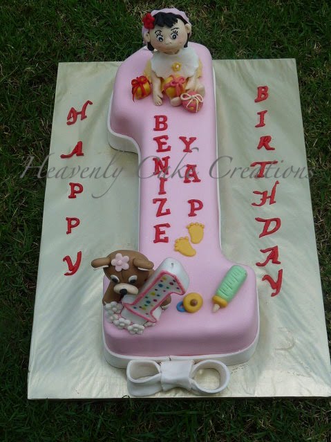 1 Year Old Girl Birthday Cake